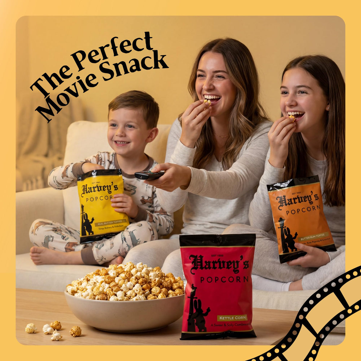 Harvey's snack-size bags; convenient portions for busy days and gatherings