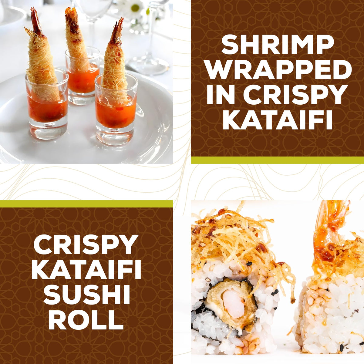 HASTEL Kataifi served plate ready for quick treats and pastries.