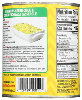 Hatch Chili Company Hatch whole green chilies 27oz pack, ready-to-use for sauces.