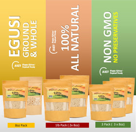 Hatf's Shepherd's Natural egusi coating for meat or fish.