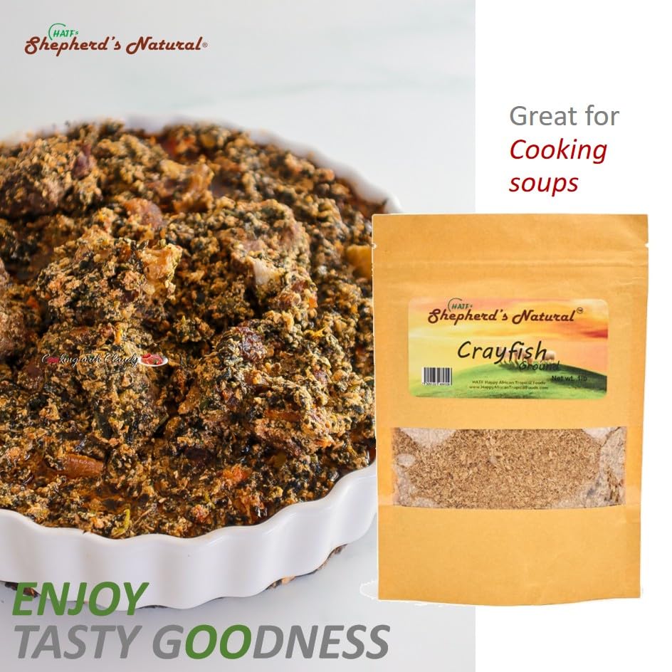 Sand-free label on Hatf's Shepherd's Natural crayfish packaging for clean cooking