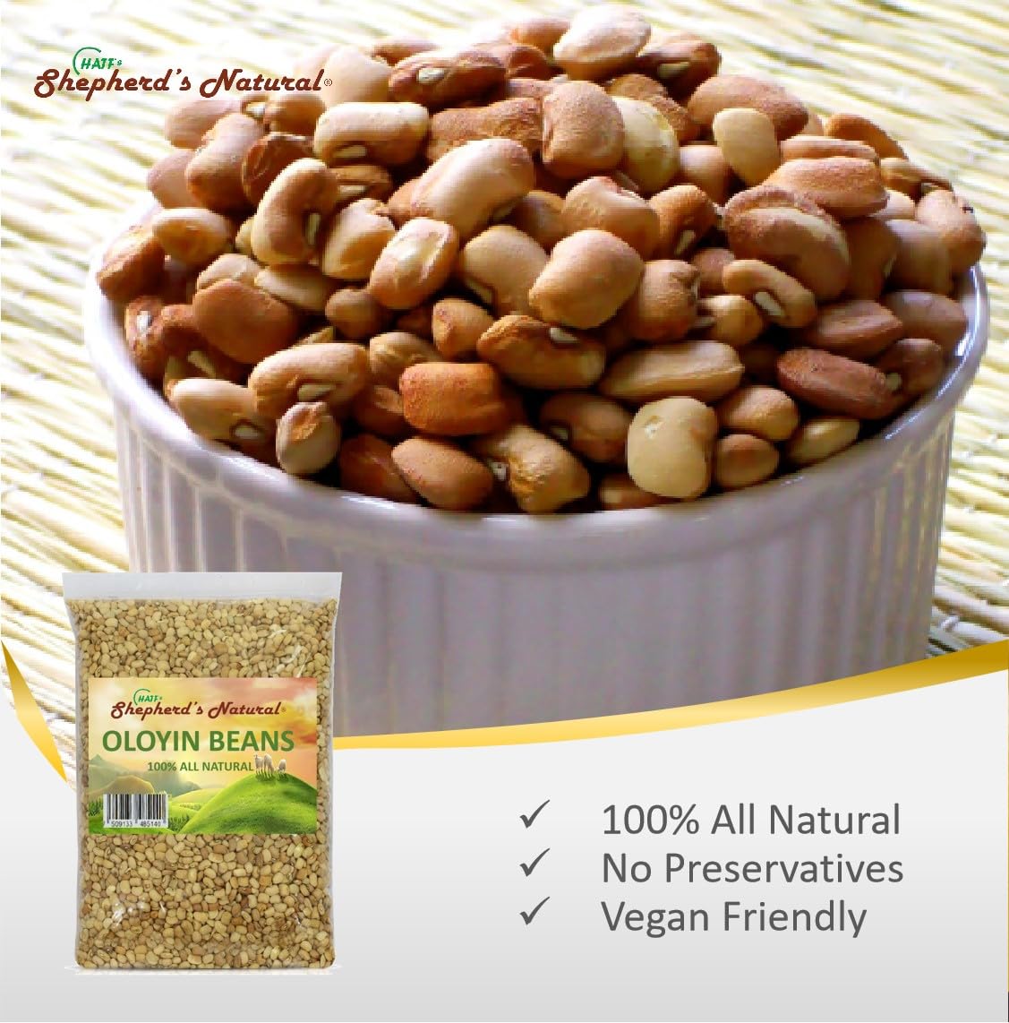 HATF'S Shepherd's Natural GBegiri soup prepared with Oloyin Honey Beans.