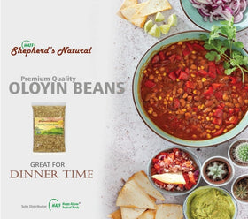 HATF'S Shepherd's Natural Moi Moi dish featuring Oloyin Honey Beans.