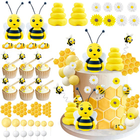 HAVAGDTM bee cake toppers collection for playful desserts