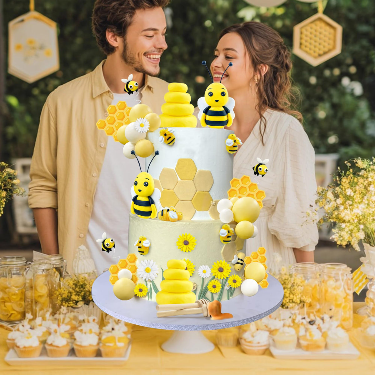 HAVAGDTM non-edible toppers; heat-safe when displayed