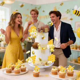 HAVAGDTM 52-piece topper kit is easy to use for themed celebrations.