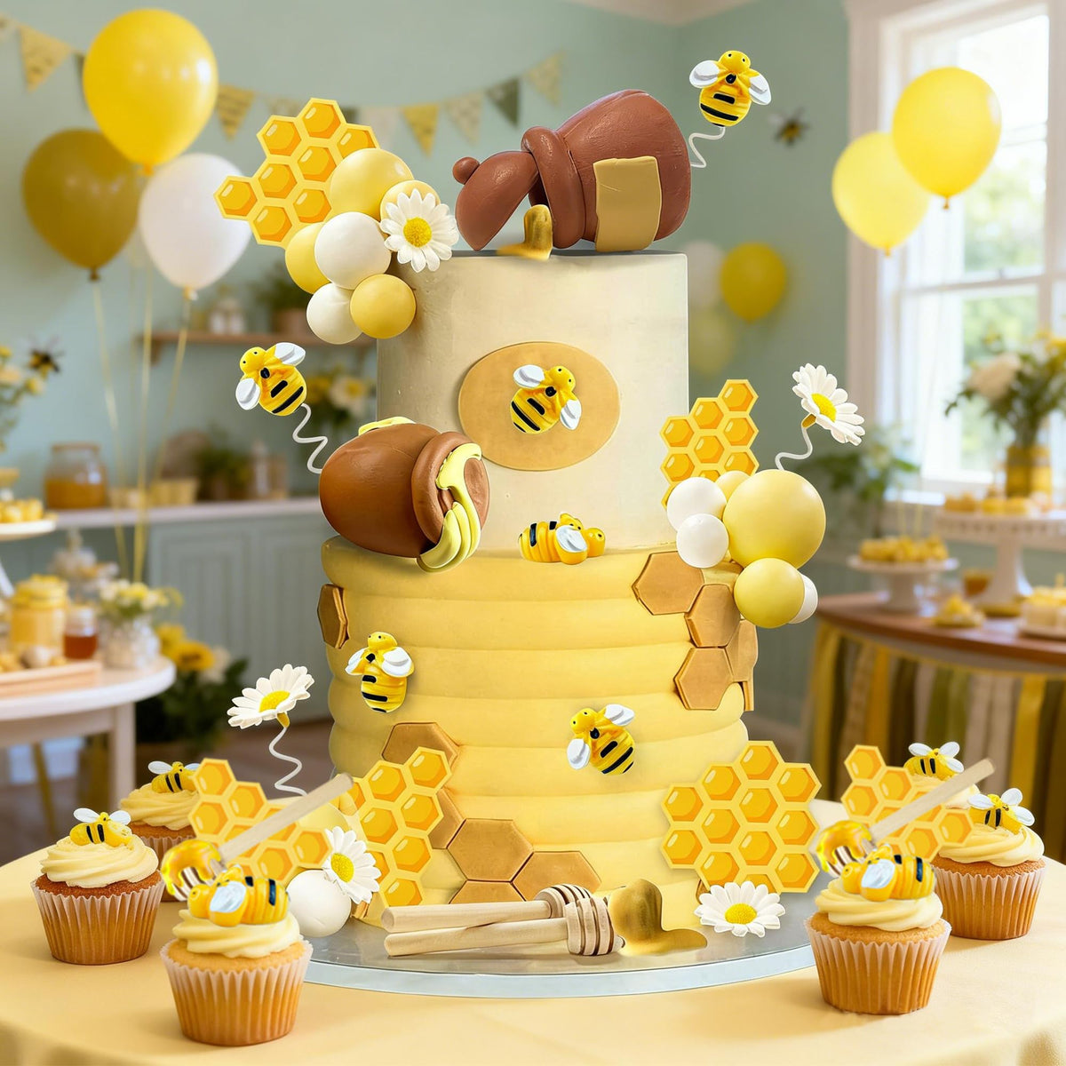 HAVAGDTM yellow clay toppers provide durable, vibrant accents.