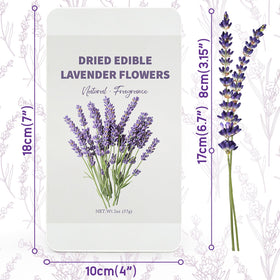 HAVNDRAE dried lavender stems added to desserts for color and aroma