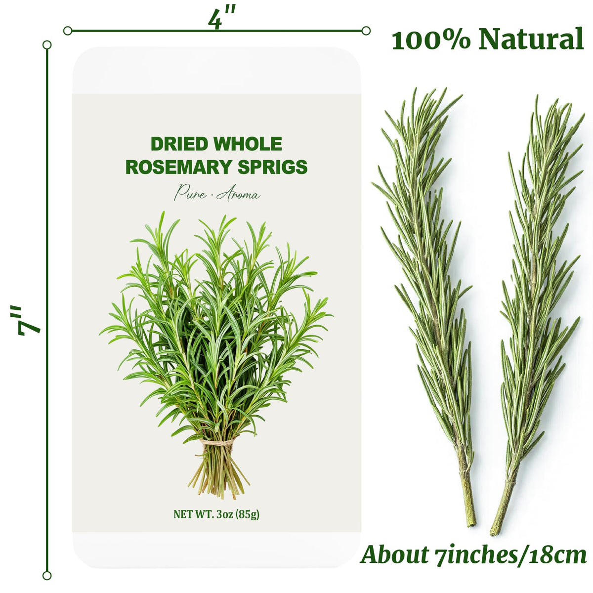 HAVNDRAE rosemary for tea and herbal infusions.