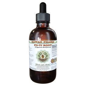 Hawaii Pharm Fo-Ti Root bottle front with alcohol-free extract for convenient daily herbal use