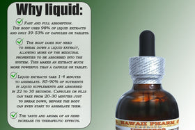Hawaii Pharm glycerin base bottle, plant-based ingredients for natural support