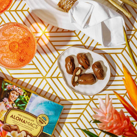 Hawaiian Host Alohamacs gift box setup emphasizes aloha gifting