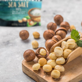 Hawaiian Macadamia Nut Company rich fiber and healthy fats support fullness between meals