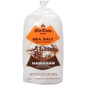 Hawaiian Pa'Akai Hawaii White Sea Salt crystals in the bag for premium seasoning.