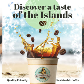 Hawaiian Paradise Vanilla Macadamia Nut brewed cup offering bold, aromatic flavor.