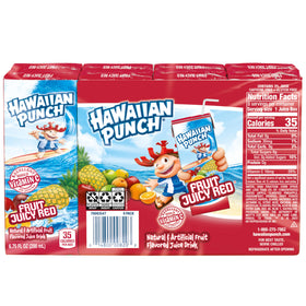 Hawaiian Punch gluten-free and caffeine-free bottle fits dietary needs
