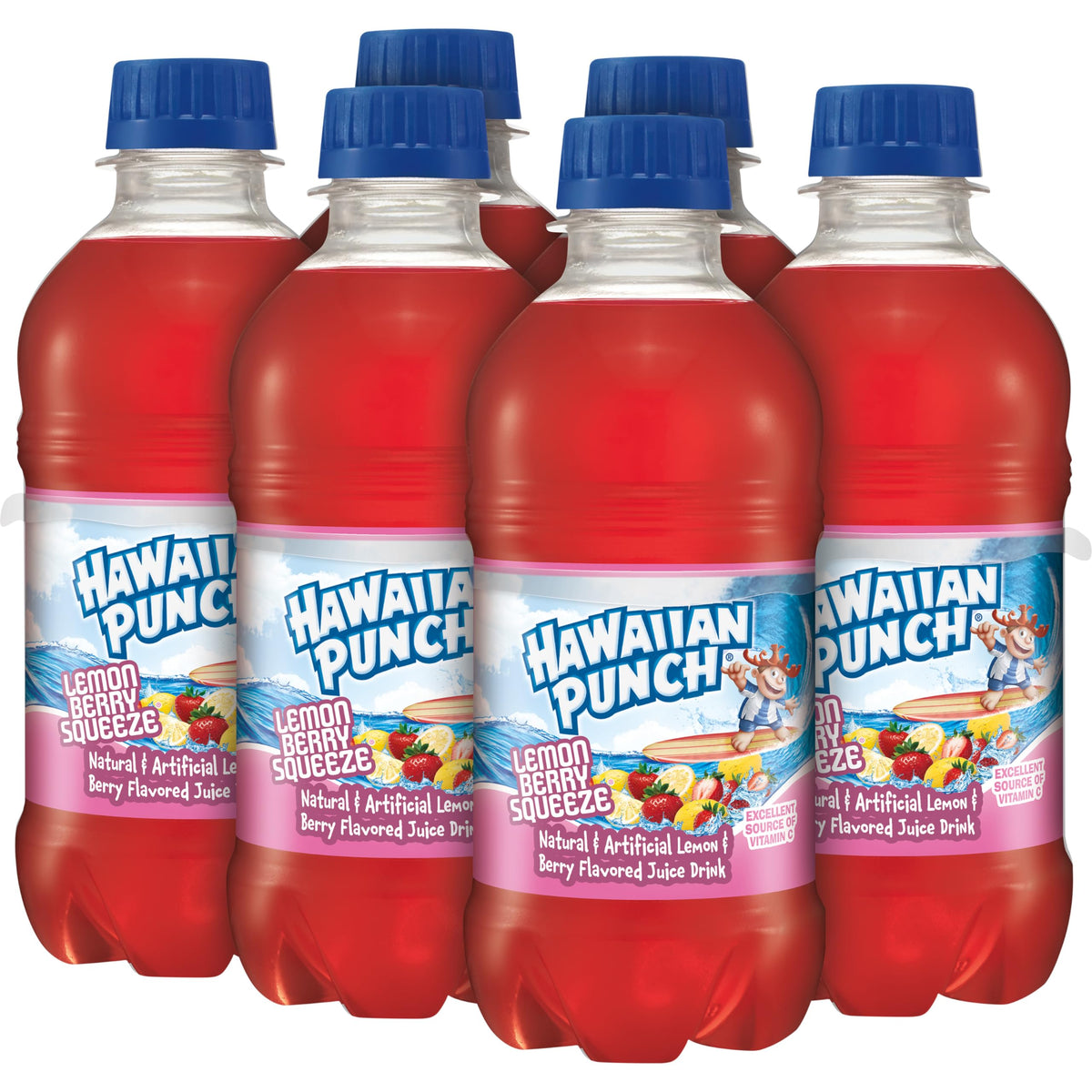 Family enjoying a quick refreshment with Hawaiian Punch Lemon Berry Squeeze.