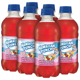 Family enjoying a quick refreshment with Hawaiian Punch Lemon Berry Squeeze.