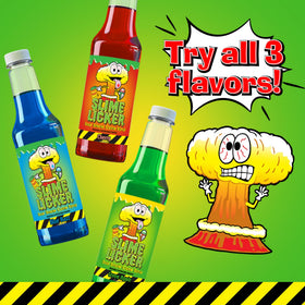 Hawaiian Shaved Ice Toxic Waste syrups—use to spike sodas or mix into bold mocktails