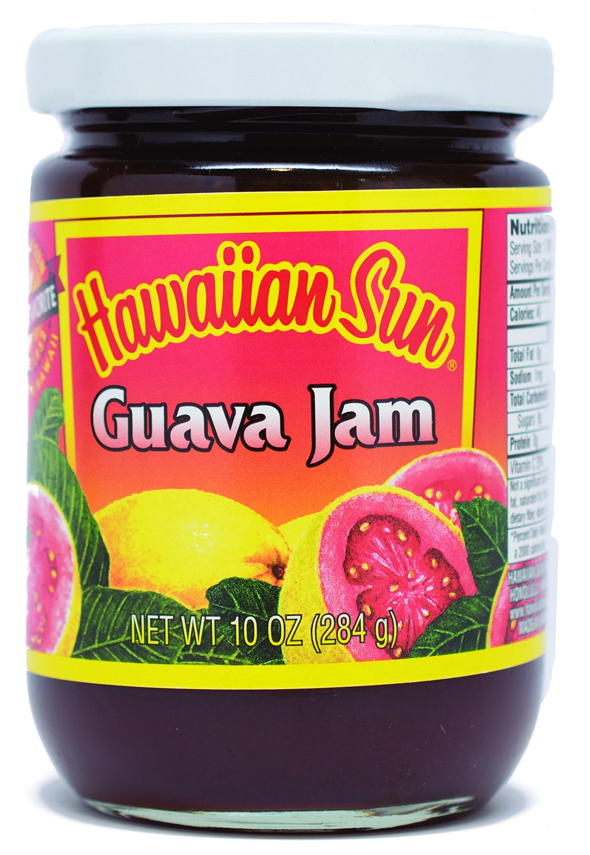 Hawaiian Sun Guava Jam jar ready for toast, breakfast, and desserts