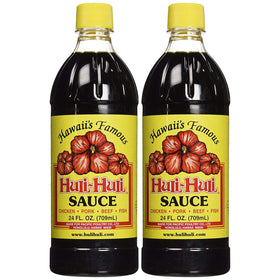 Hawaii's Famous Huli-Huli Sauce 2-pack bottle for convenient backyard BBQ marinating.