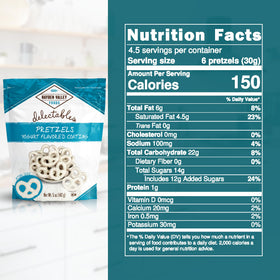 Snack idea featuring Hayden Valley Foods Vanilla Yogurt Covered Pretzels for gatherings.