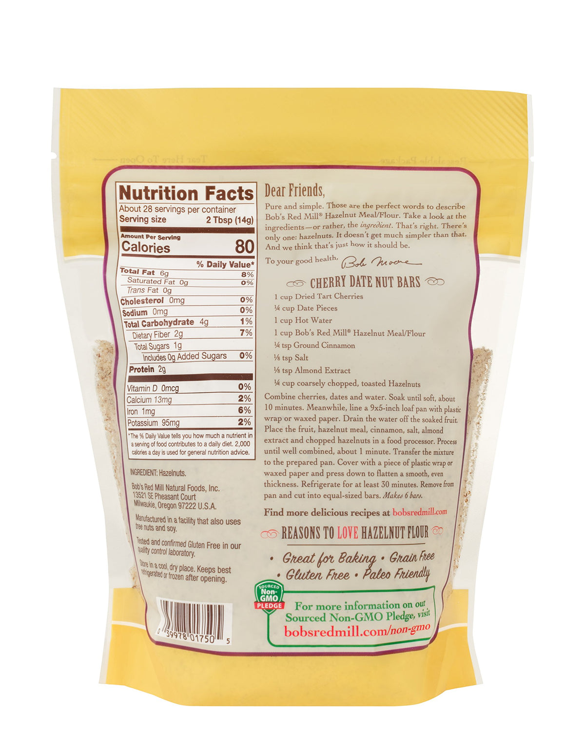 Bob's Red Mill hazelnut flour pancakes stack showing nutty aroma