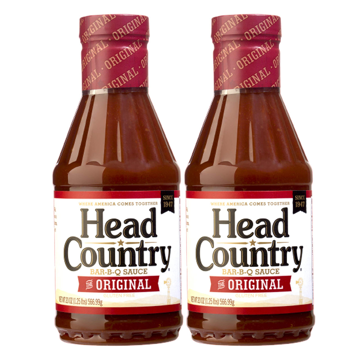 Head Country Bar-B-Que Sauce bottle for grilling and family meals