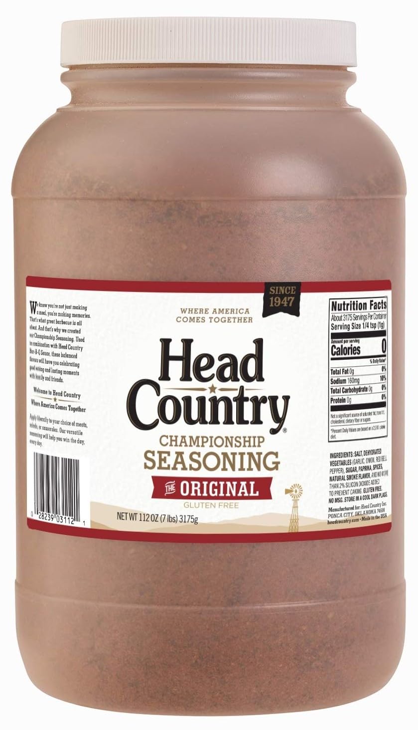 Head Country Championship Original 7 lb jug boosts flavorful backyard BBQ experiences