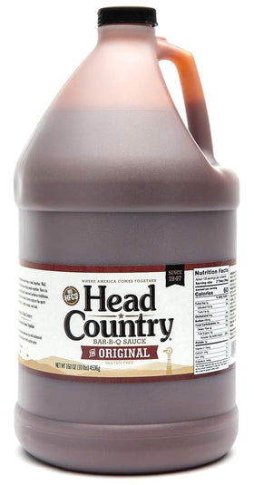 Head Country Original BBQ Sauce 160oz jug bottle-pour for glaze and basting.