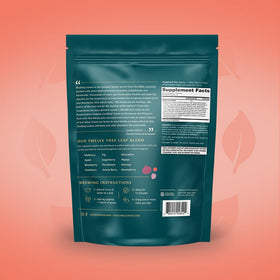 Healing Leaves Tea cup steaming conveys a warm, energy-supporting moment with the blend.