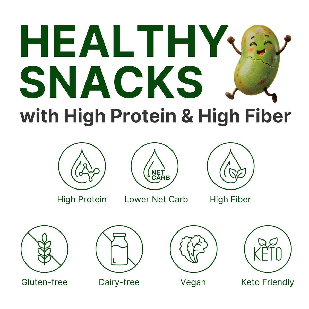 Healspot edamame snack fiber-rich bites promoting fullness between meals