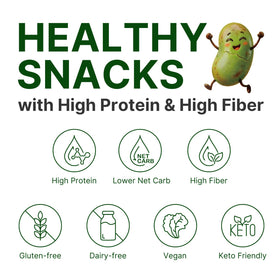 Healspot edamame snack fiber-rich bites promoting fullness between meals