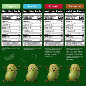 Healspot edamame snack sea salt flavor highlighting low-sodium crunch