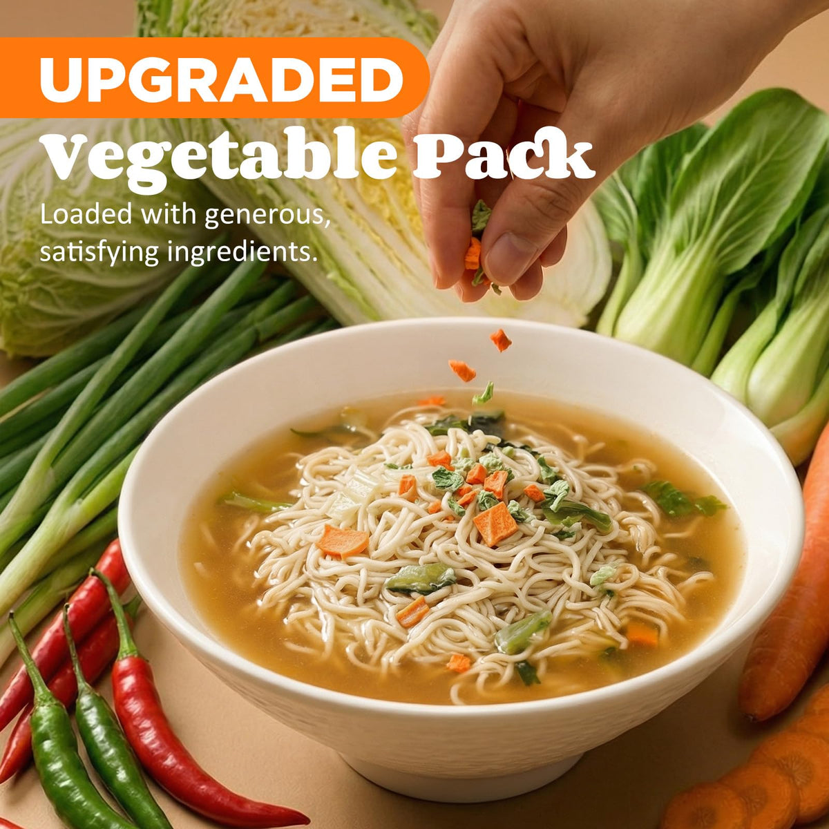 HealSpot High Protein Ramen Golden-Chicken pack image highlighting variety in one box