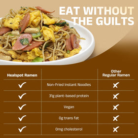 HealSpot keto-friendly vegan non-GMO ingredients label on packaging.