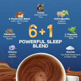 Healspot Mushroom Cocoa Sleep pour ready to mix for a cozy night.