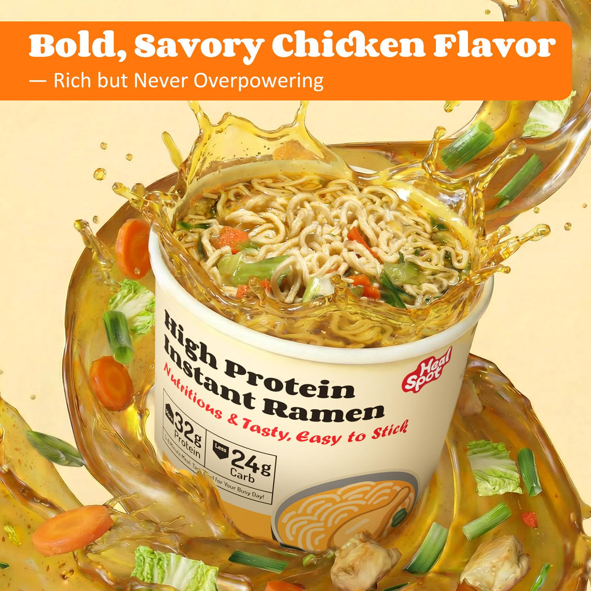 HealSpot Non-GMO Project Verified packaging emphasizes transparent ingredients.