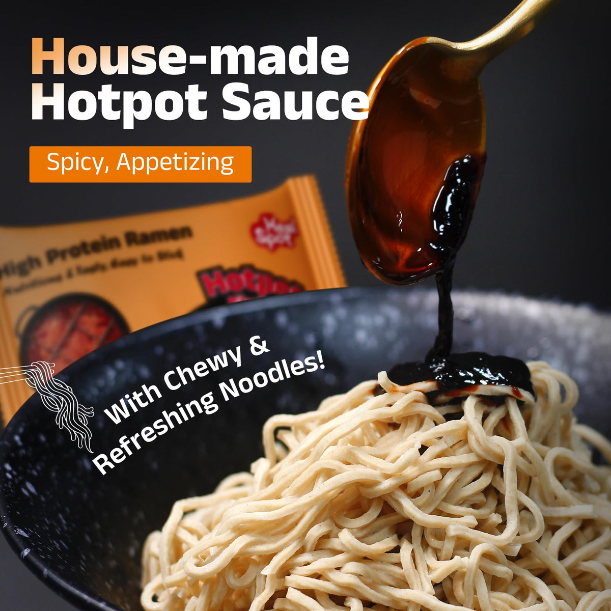 HealSpot oil-free ramen formula reduces fat and calories without sacrificing flavor.