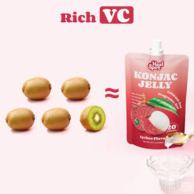 Healspot Peach flavor pouch offering fruity flavor with low-calorie snacking.