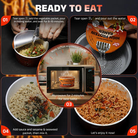HealSpot protein ramen serving suited for gym-goers and busy professionals