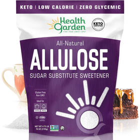 Health Garden Allulose Sweetener 76oz bag for easy sugar replacement in recipes.
