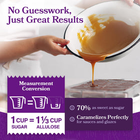 Health Garden Allulose Sweetener in cookies for familiar flavor.