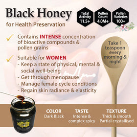 Health Harvest Tualang Honey amber color reveals rich, nuanced aroma.
