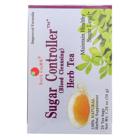 Health King Medicinal Tea Sugar Controller herbal blend aroma and color in cup