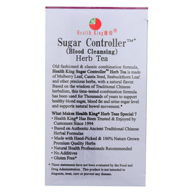 Health King Medicinal Tea Sugar Controller two-pack packaging ready for storage