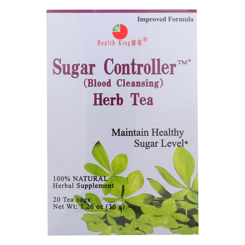 Health King Medicinal Tea Sugar Controller two-pack tea bags ready to brew