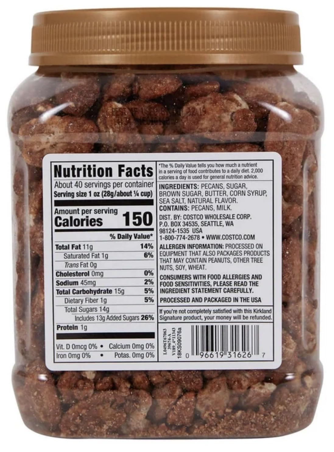 HealthEmpire praline pecans served as a crunchy, aroma-rich snack.