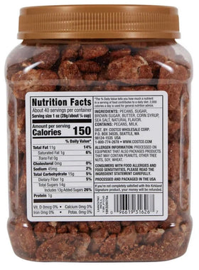 HealthEmpire praline pecans served as a crunchy, aroma-rich snack.