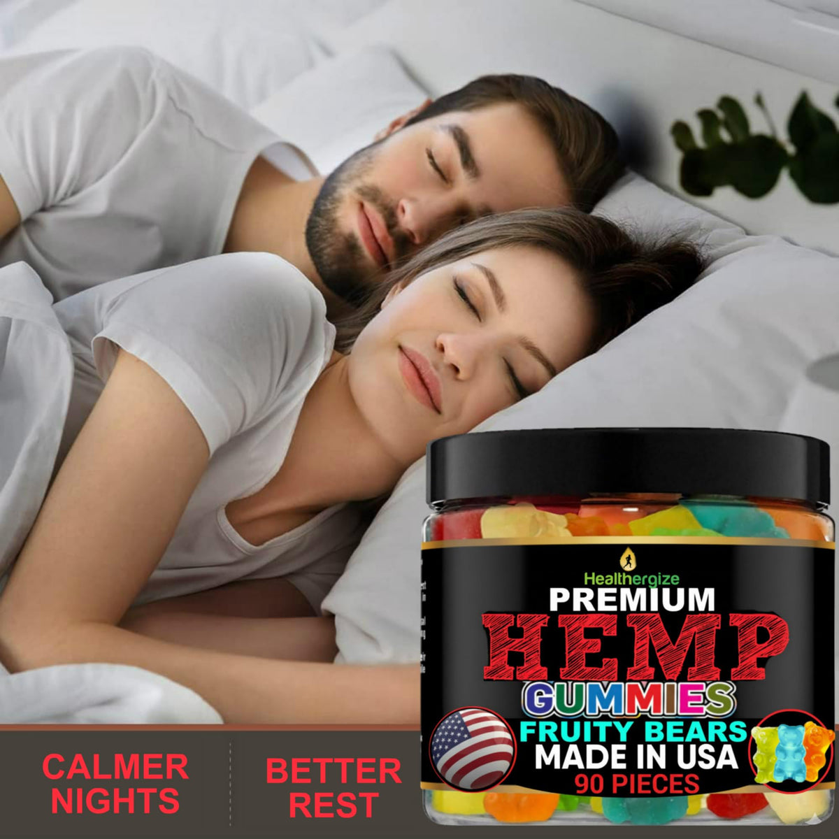 Healthergize Hemp Gummies protective seal ensures freshness and tamper-free quality.
